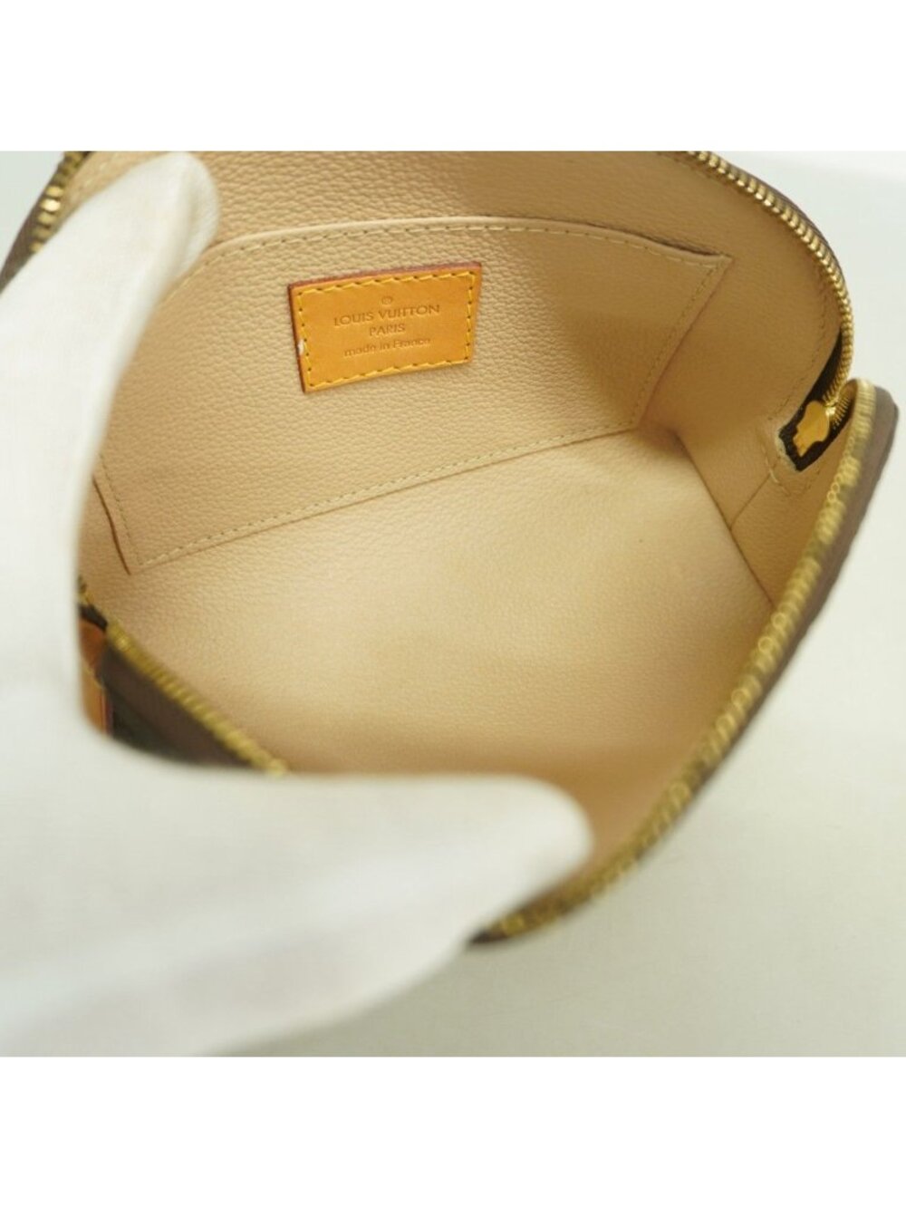 Louis Vuitton Pouch Monogram Pochette Cosmetic PM Brown - Picture 4 of 8